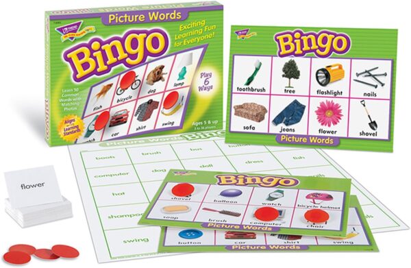 Trend Bingo Game Picture Words 650 0299 1