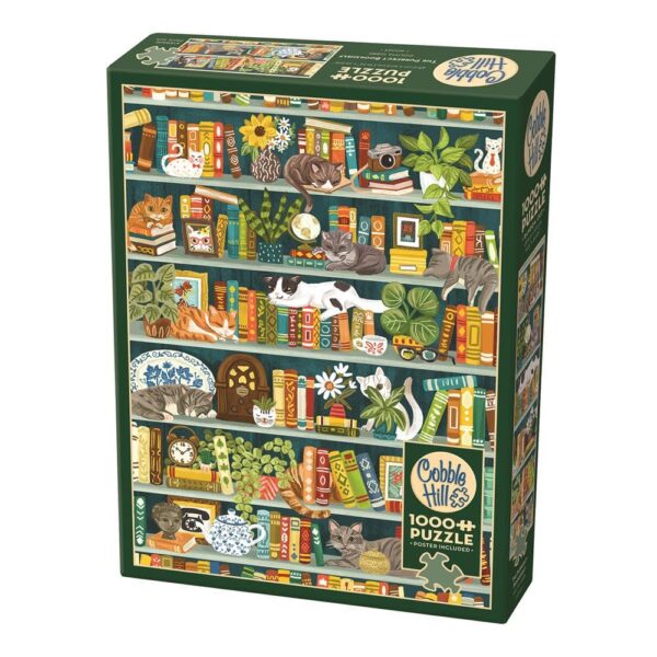 1000 Pc Puzzle - The Purrfect Bookshelf