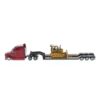 Peterbilt Model 579 with Lowboy Trailer and Cat Day Cab - Image 2