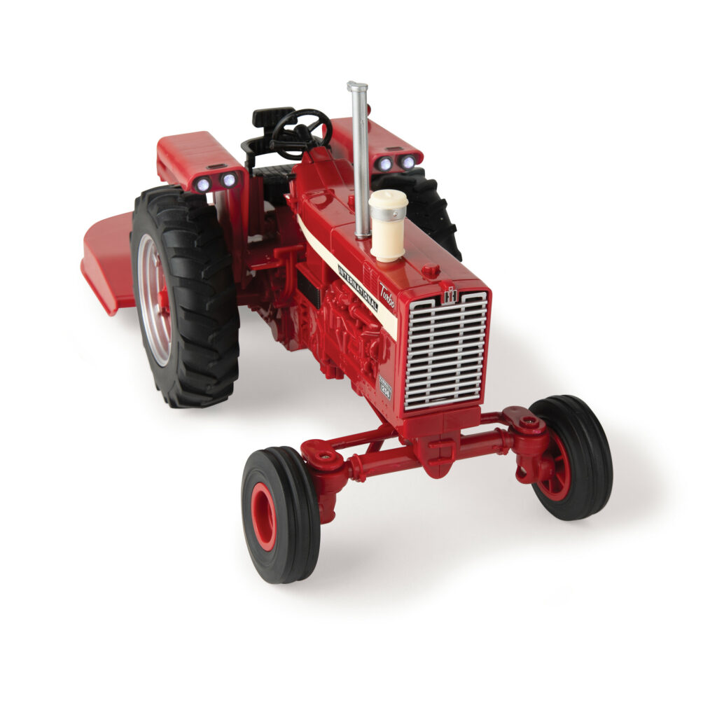 Image of Farmall 1256 Tractor and Mower with Figures