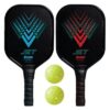 Jet Aluminum Pickleball Paddles Blue/Red - 2 Player