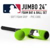 MLB® 24" Kids Foam Baseball Bat & Ball - Green - Image 6
