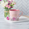 More Precious than Rubies Pink Floral Ceramic Coffee Mug - Proverbs 31:10 - Image 4