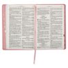 KJV Blossom Pink Heart Faux Leather Kid's Bible - Image 7
