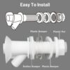Push-Button Cooler Spigot Replacement, Compatible with Rubbermaid