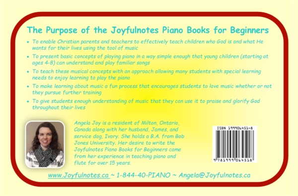 Joyfulnotes Piano Books for Beginners Level 1B 112 0054 1