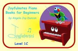 Joyfulnotes Piano Books for Beginners Level 1C