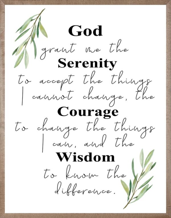Serenity Prayer  22x28    2228-FB-K168