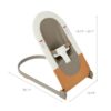 SLANT™ Portable Baby Bouncer - Brown - Image 2