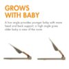 SLANT™ Portable Baby Bouncer - Brown - Image 3