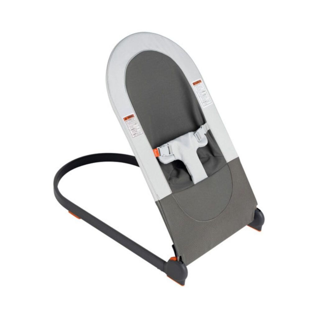 Image of SLANT™ Portable Baby Bouncer – Gray