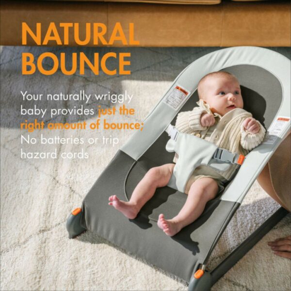 SLANT™ Portable Baby Bouncer - Gray 300 1084 1