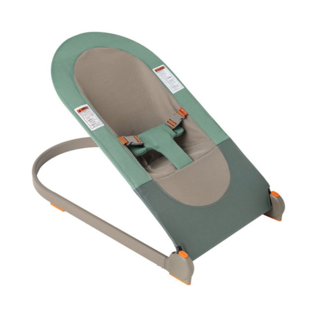 Image of SLANT™ Portable Baby Bouncer – Dark Green