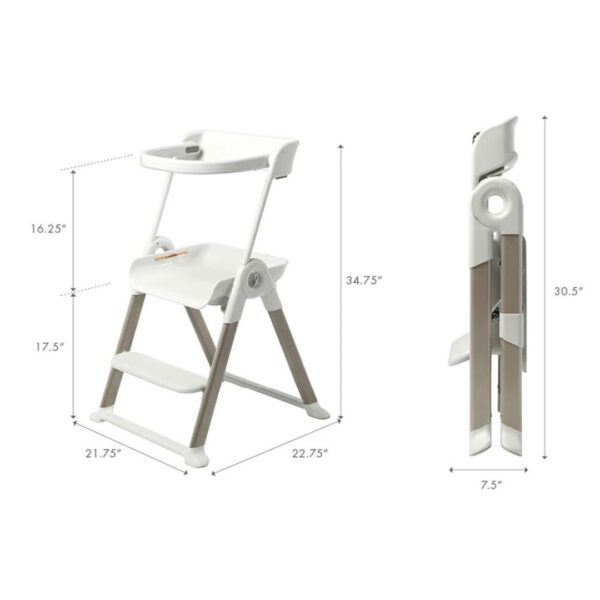 Boon Pivot Toddler Tower - White 300 1086 1