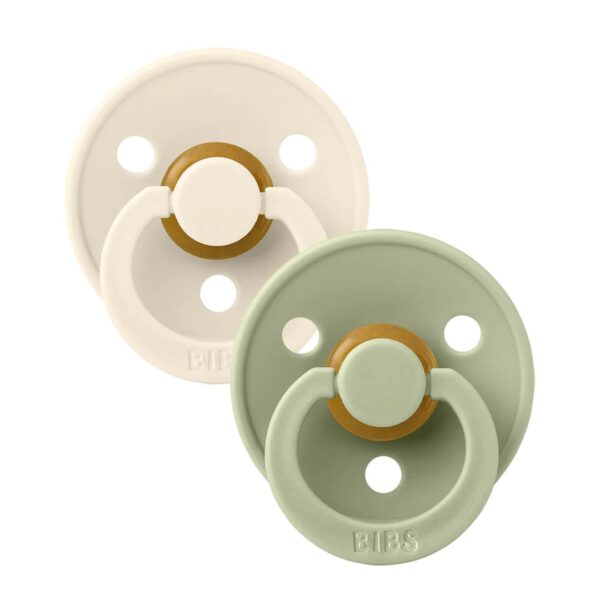 Bibs Pacifier Original 0-6 Months - Ivory/Sage 300 1104 0