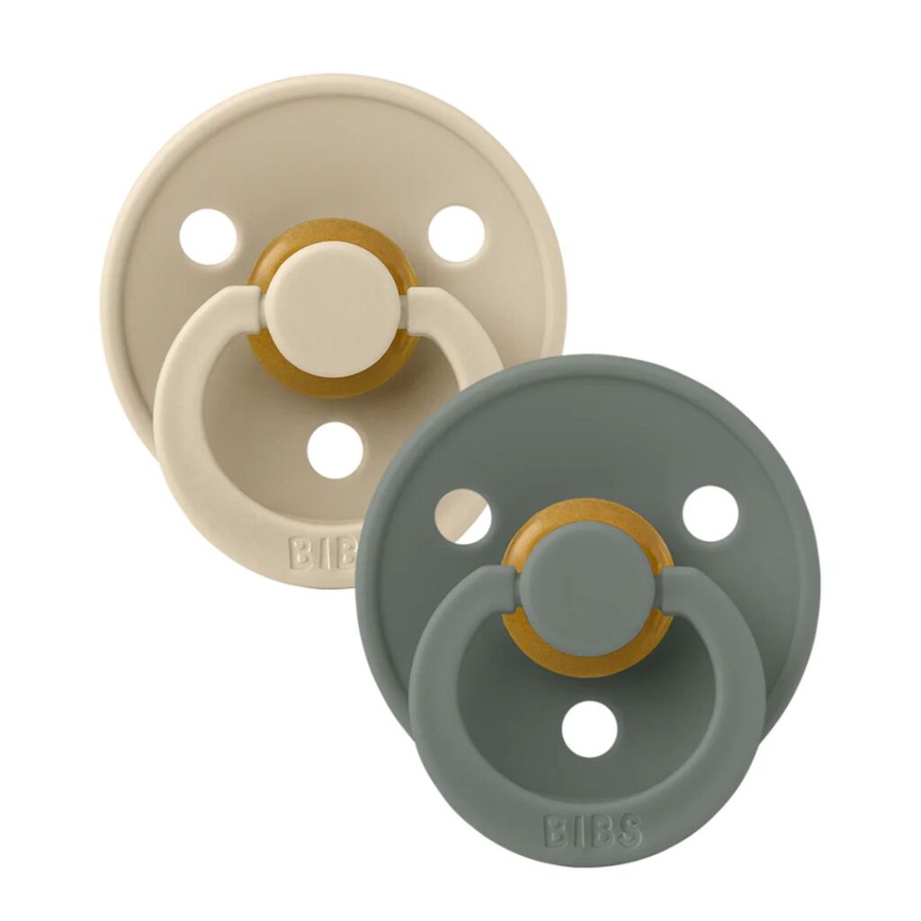 Image of Bibs Pacifier Original 6-18 Months – Vanilla/Pine