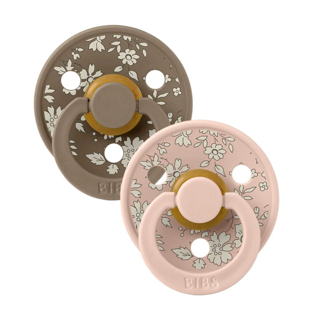 Image of Bibs Liberty Pacifier 0-6 Months – Capel/Blush Mix
