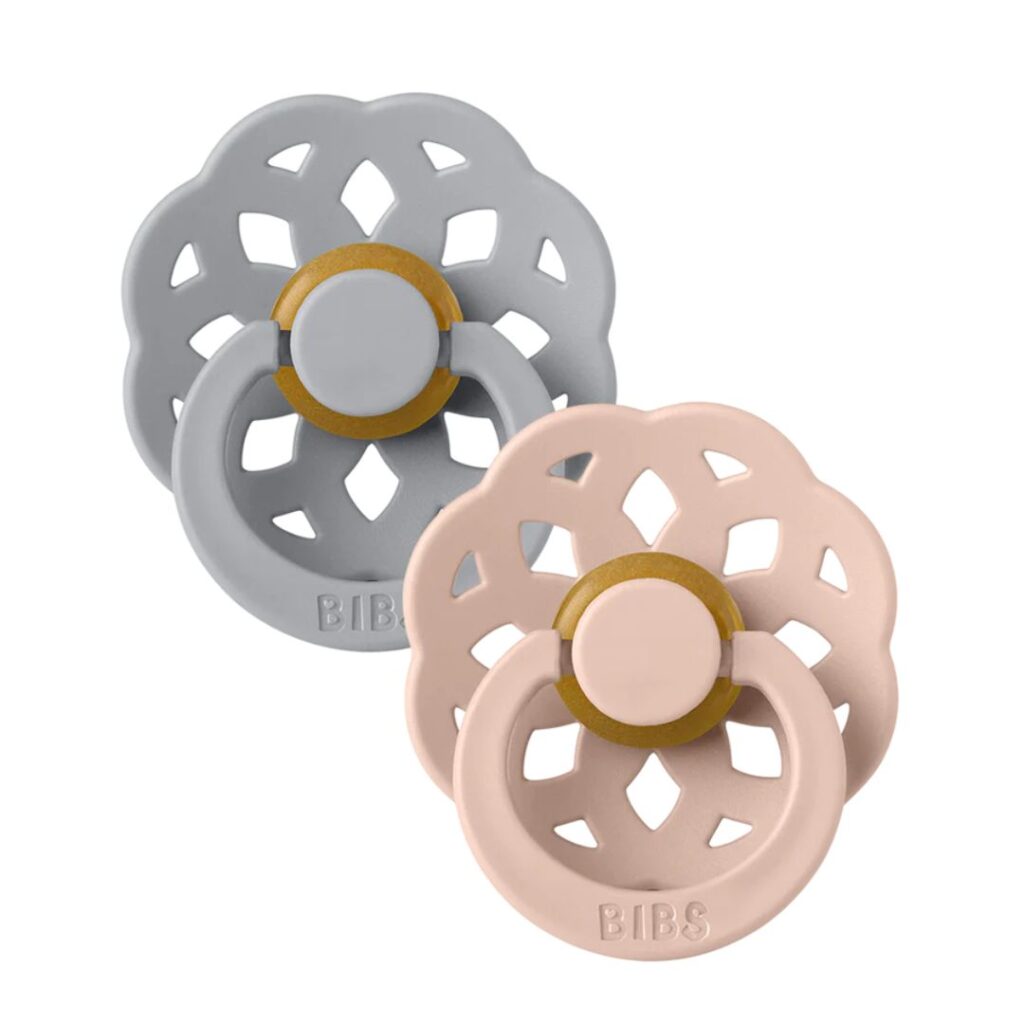 Image of Bibs Pacifier Boheme 0-6 Months – Cloud/Blush
