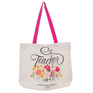 Image of Inspirational Scripture Tote Bag for Teachers: I Know the Plans Encouraging