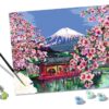 CreArt Japanese Cherry Blossom - Paint By Number 12"x16" - Image 4