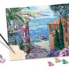 CreArt Mediterranean Landscape - Paint By Number 12"x16" - Image 3