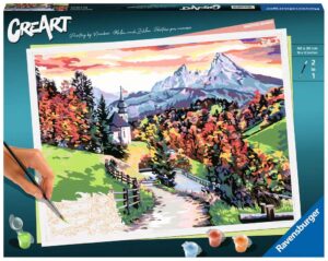 Image of CreArt Beautiful Bavaria – Paint By Number 12″x16″