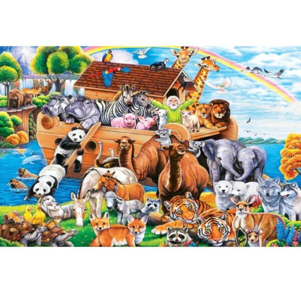 48 Pc Noah's Ark Floor Puzzle 654 0468 1