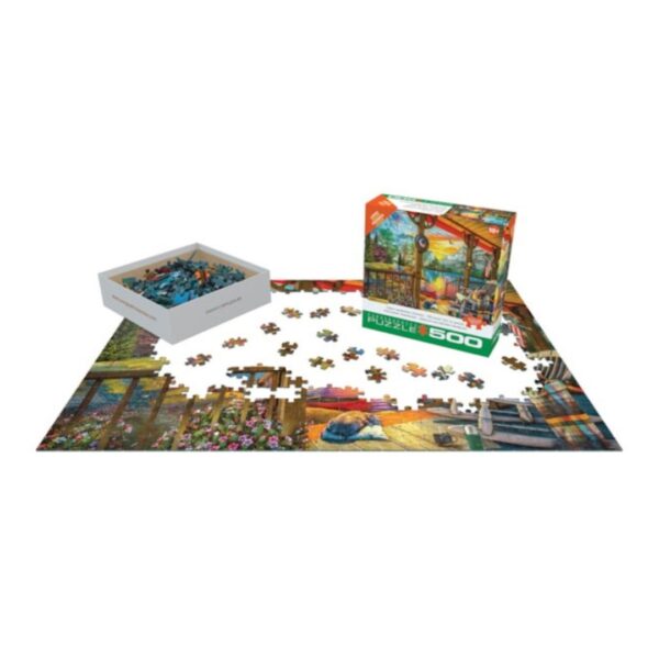 500 Pc Puzzle - Early Morning Fishing 654 0630 2