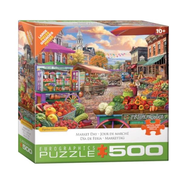 500 Pc Puzzle - Market Day