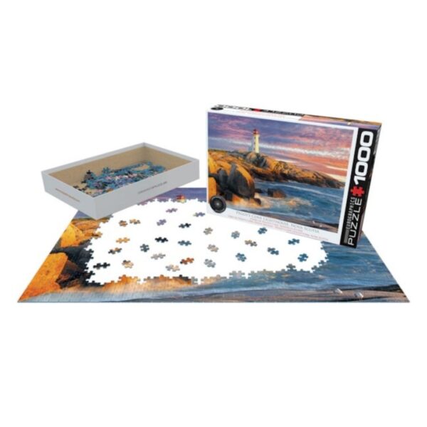 1000 Pc Puzzle - Peggy’s Cove Lighthouse Nova Scotia - Image 3