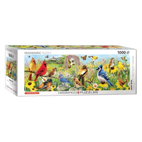 1000 Pc Puzzle - Backyard Birds Panoramic