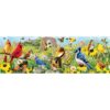 1000 Pc Puzzle - Backyard Birds Panoramic - Image 2
