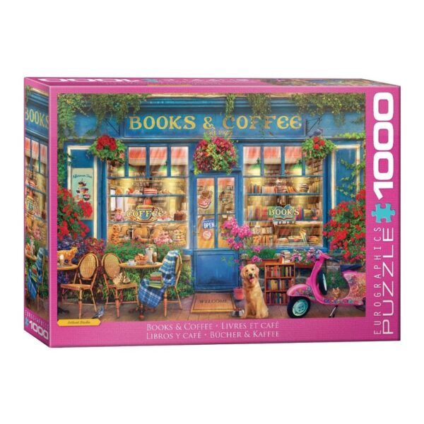 1000 Pc Puzzle - Books & Coffee