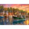 1000 Pc Puzzle - Harbor Sunset - Image 2