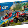 Lego City 4x4 Fire Truck with Rescue Boat - 60412