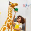 Giraffe Lifelike Plush Stuffed Animal - Image 7