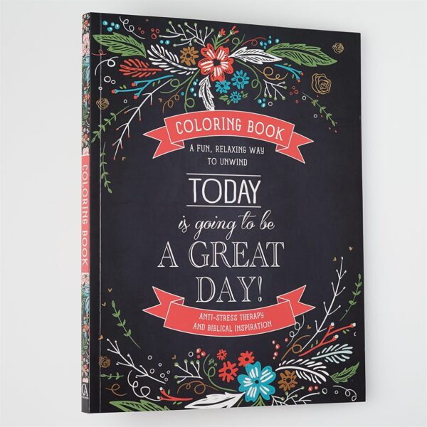 Colouring Book:Today is Going to be a Great Day Adult Coloring Book - Image 4