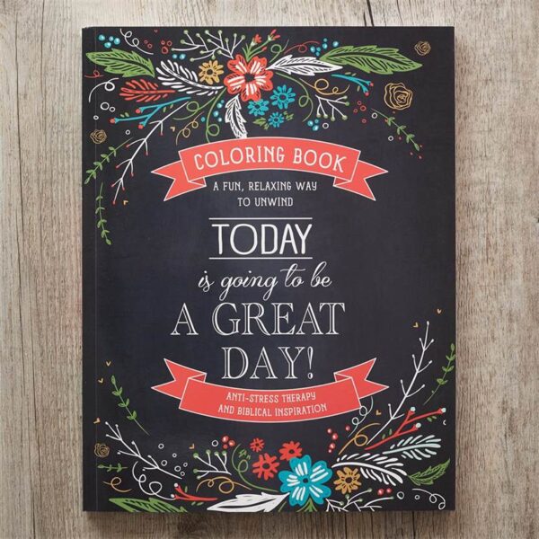 Colouring Book:Today is Going to be a Great Day Adult Coloring Book - Image 5