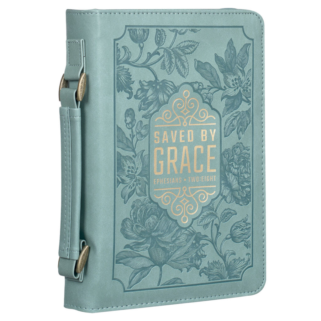 Image of BC: Fashion Teal Saved by Grace Eph. 2:8 – Large