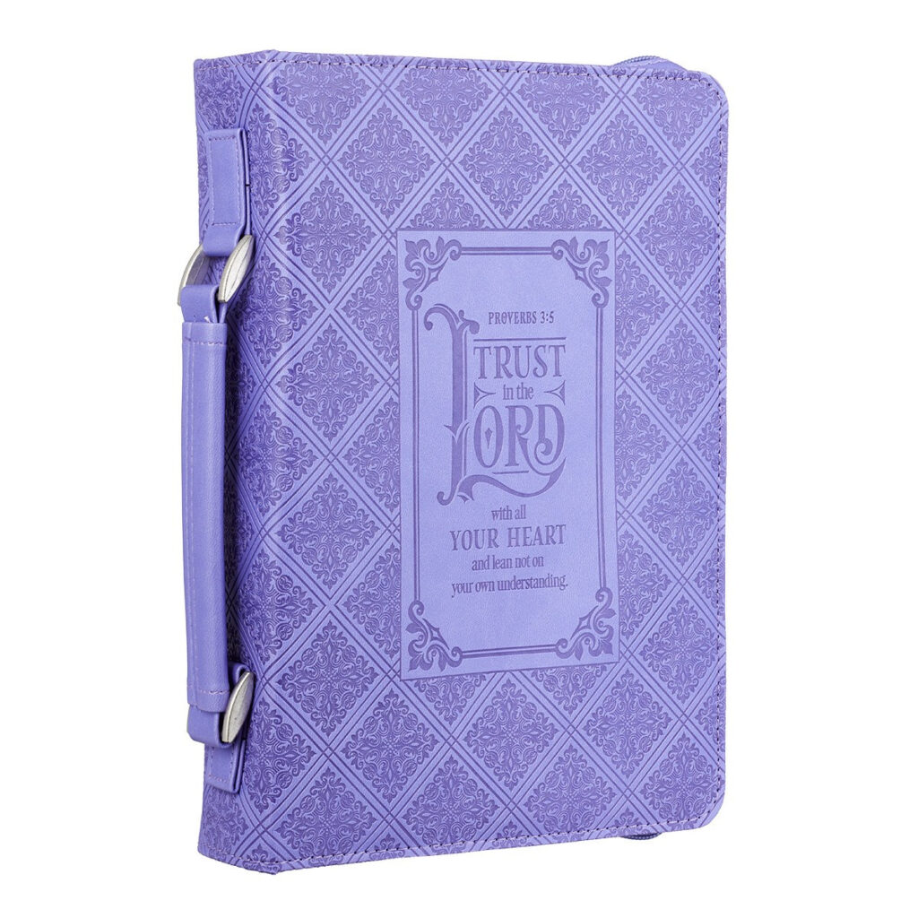 Image of BC: Fashion Purple Trust in the Lord Prov. 3:5 – Medium
