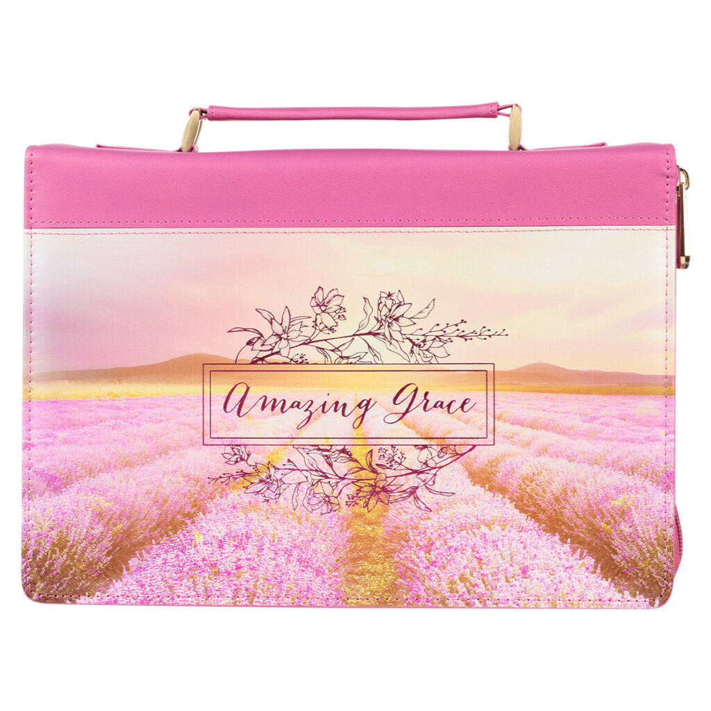 Image of BC: Fashion Pink/Flower Field Printed Amazing Grace – Medium