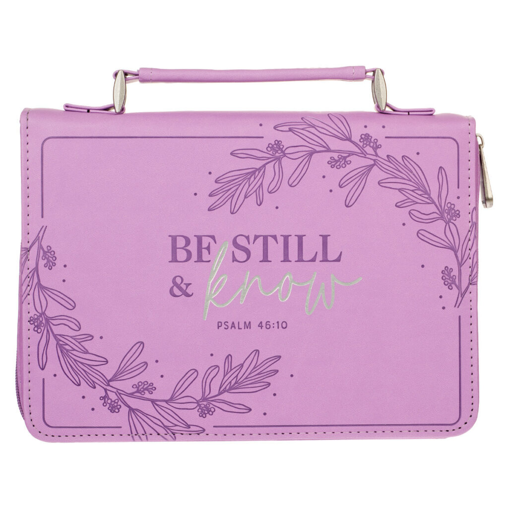 Image of BC: Fashion Purple Be Still & Know Ps. 46:10 – Medium