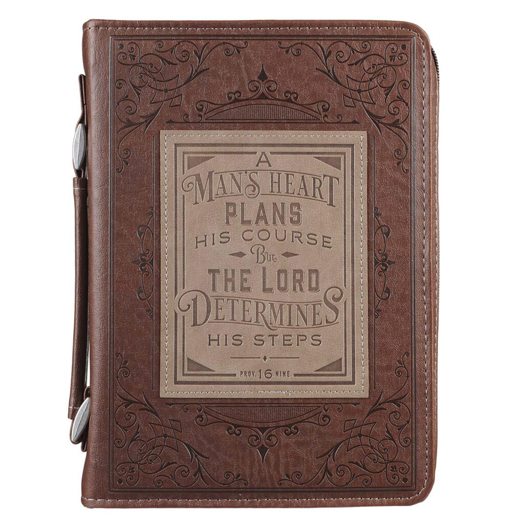 Image of BC: Classic Brown/Tan A Man’s Heart Prov. 16:9 – Ex Large