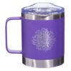 Strength & Dignity - Purple Stainless Steel Mug - 11oz - Image 2