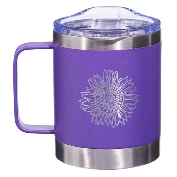 Strength & Dignity - Purple Stainless Steel Mug - 11oz 125 1067 1