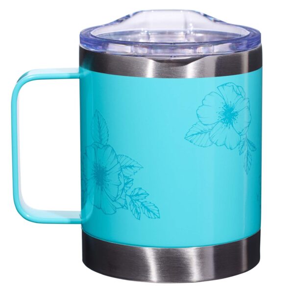 Strength & Dignity - Teal Stainless Steel Mug - 11oz 125 1068 1