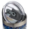 Blue Floral Stainless Steel Mug - Be Still and Know - 18 oz - Image 4