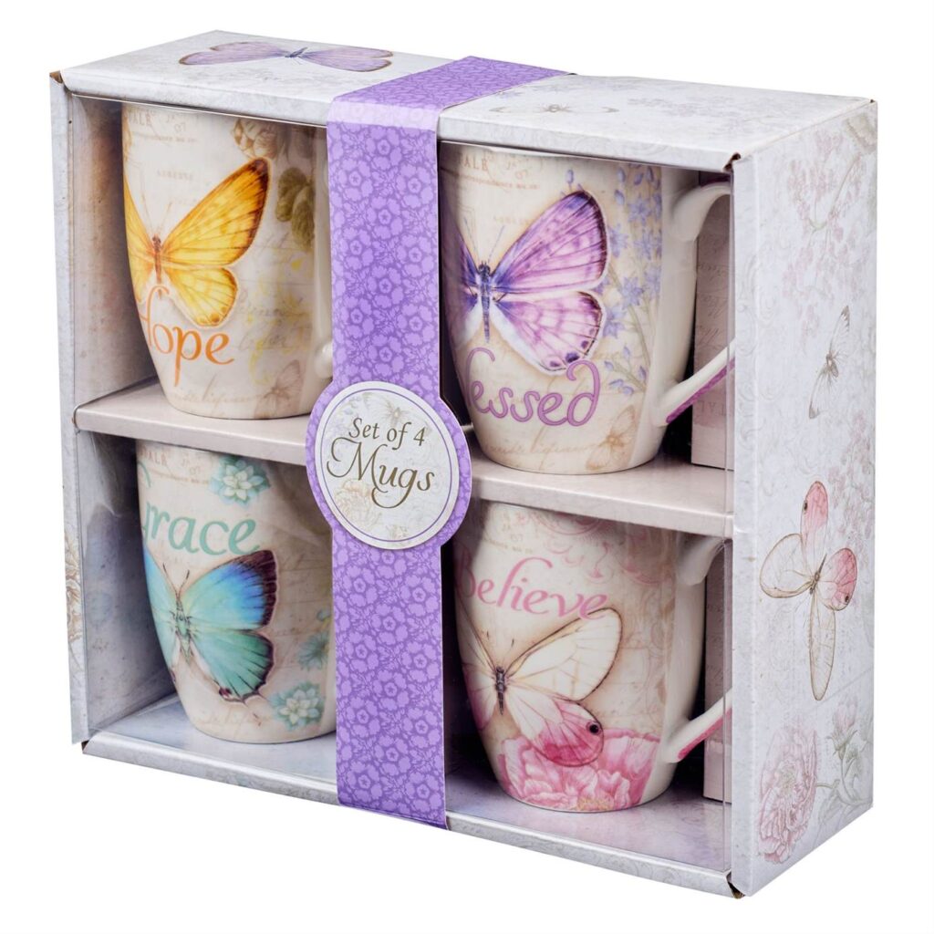 Image of Butterfly Blessings Mug Set