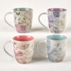 Floral Inspirations - 4 Pc Ceramic Coffee Mug Set - Image 6