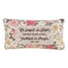 Pillow Oblong Be Joyful Floral Rom. 12:12